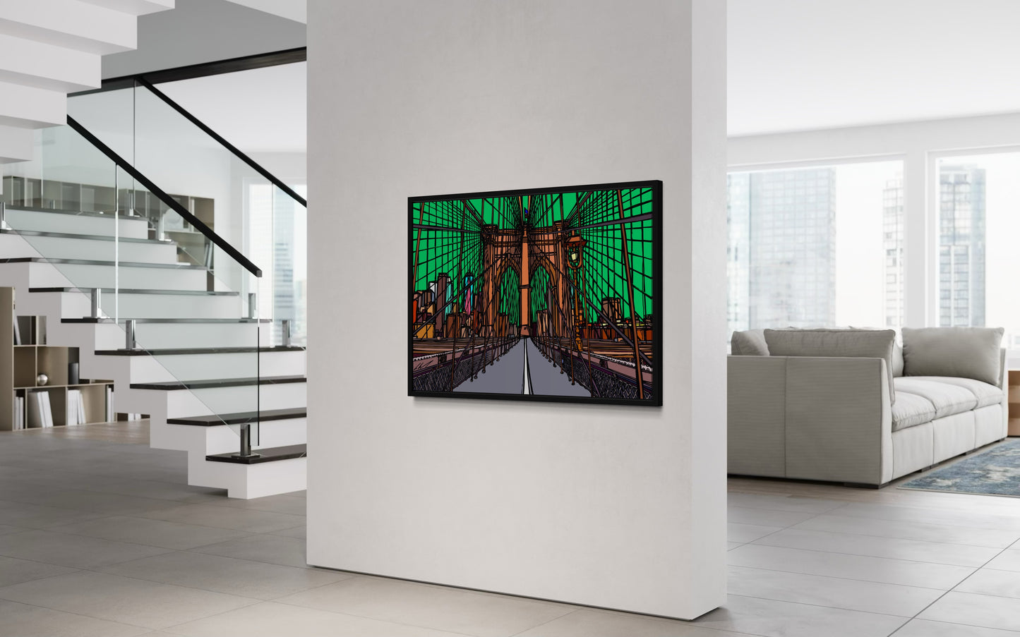 “Brooklyn Bridge in New York City, USA”