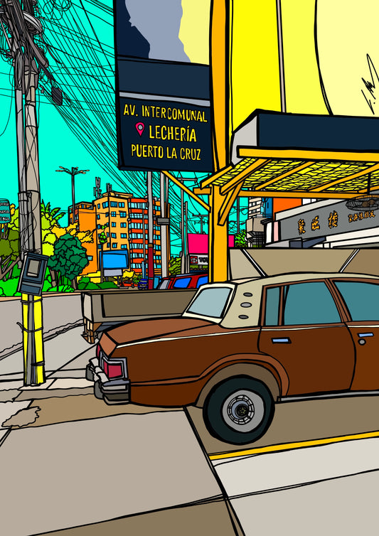 “Avenida Principal in Lechería, Venezuela”