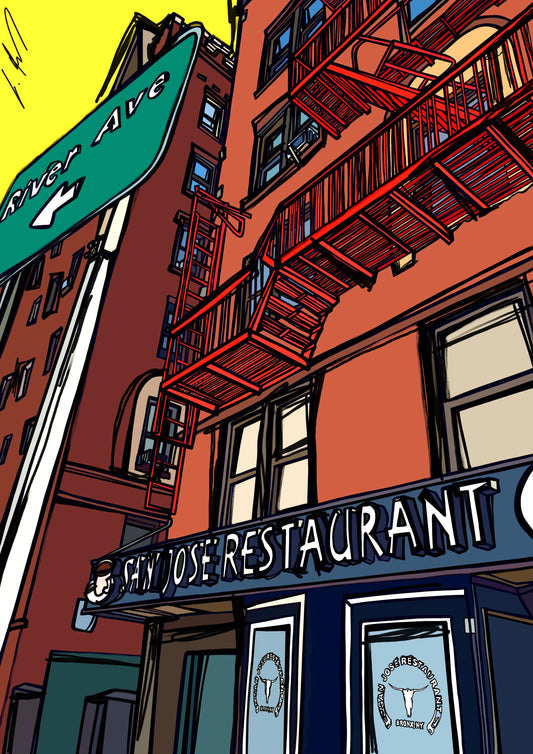 “San Jose Restaurant in the Bronx – New York City, USA”
