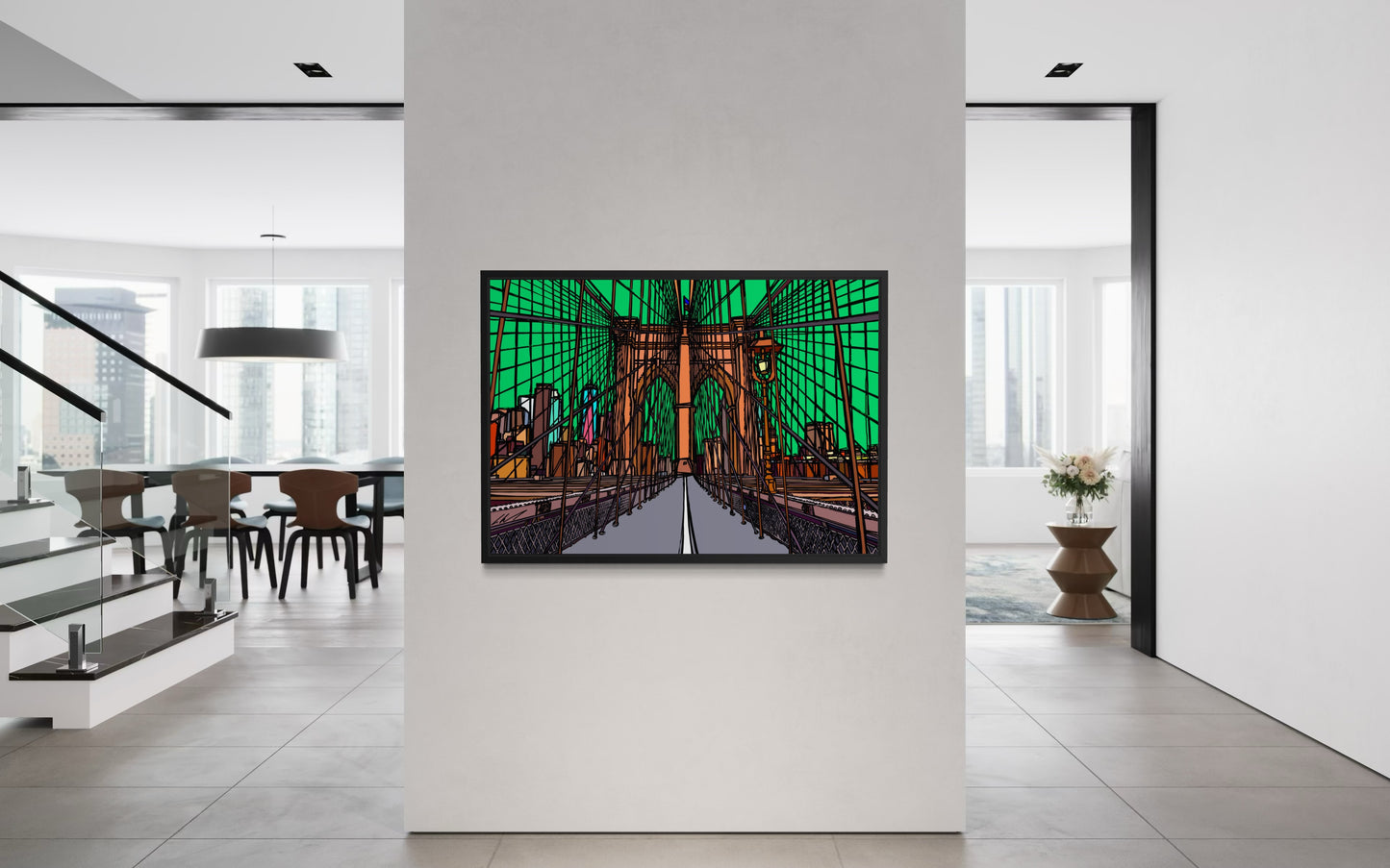 “Brooklyn Bridge in New York City, USA”