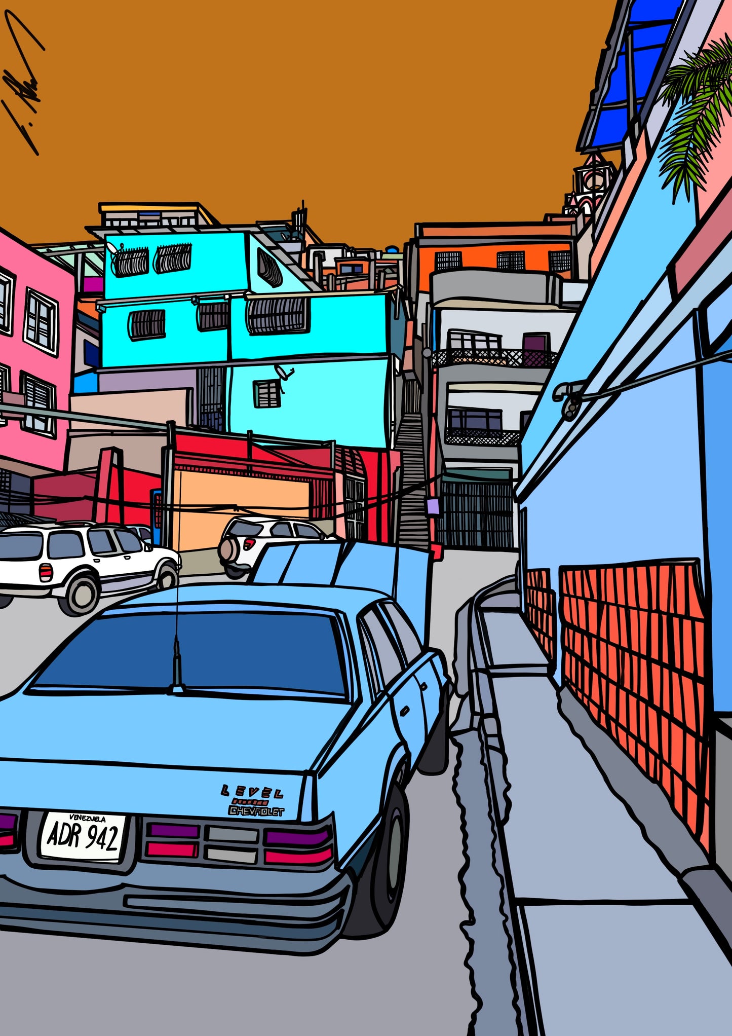 “Barrio Petare in Caracas, Venezuela”