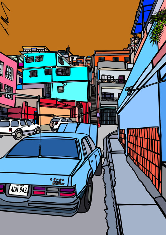 “Barrio Petare in Caracas, Venezuela”