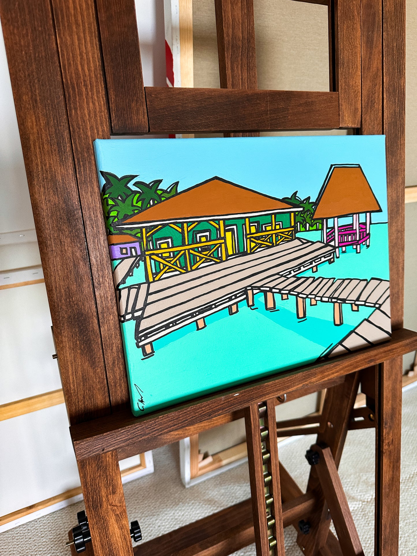 Bocas del Toro, Panama - Acryl auf Leinwand