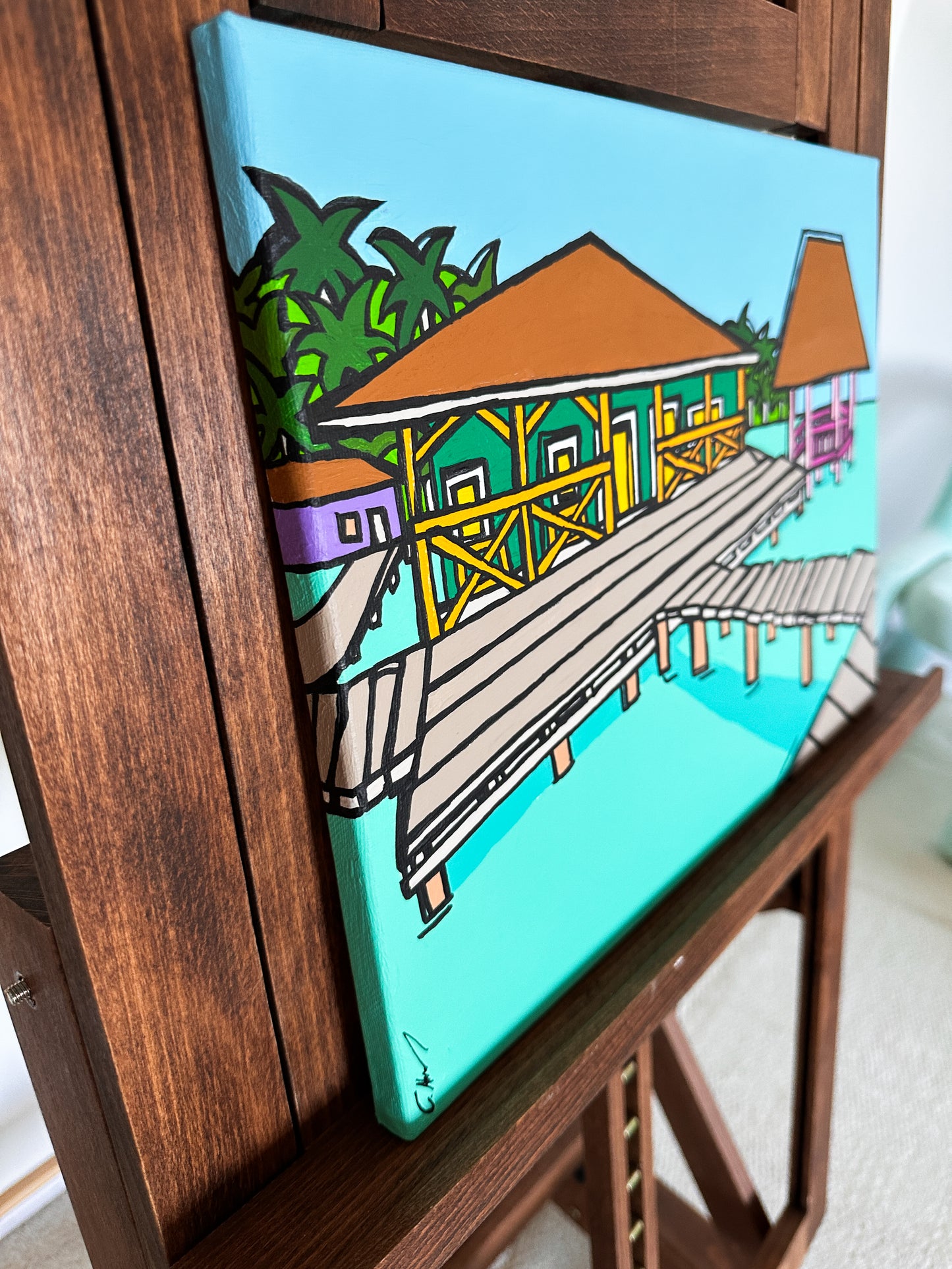 Bocas del Toro, Panama - Acryl auf Leinwand